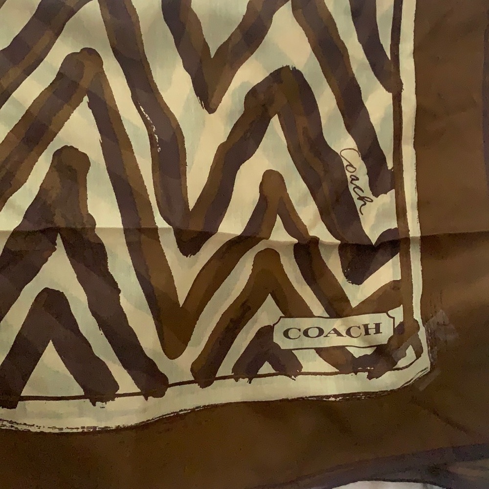 Authentic coach scarf